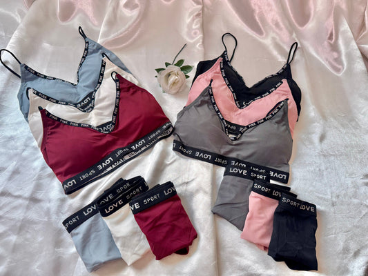 Summer Ice Silk Lace Foam Bra Set – Bra & Panty