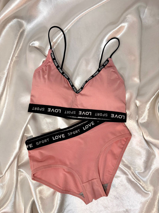 Summer Ice Silk Lace Foam Bra Set – Bra & Panty
